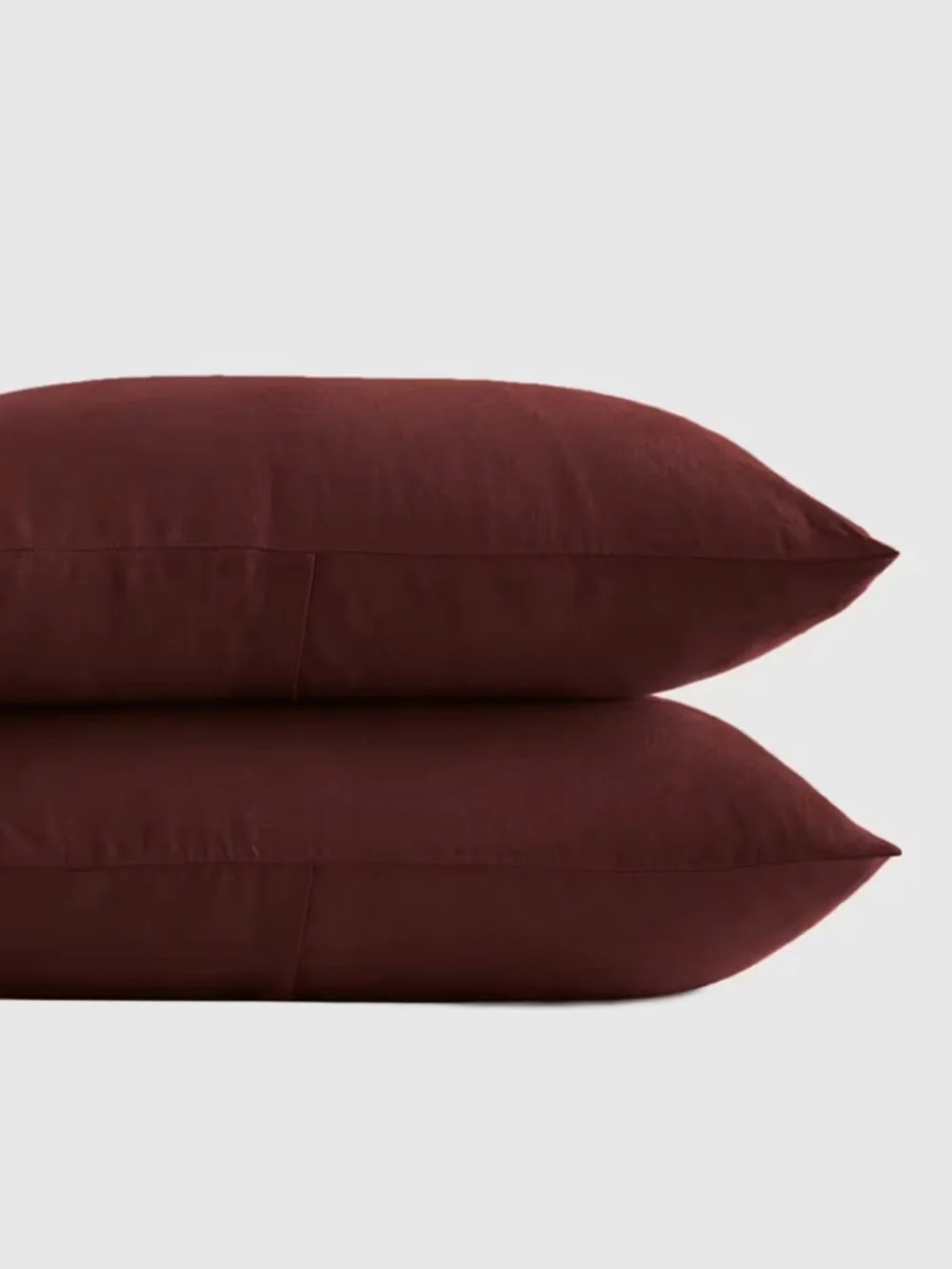 European Linen Sham Burgundy Only 1 King